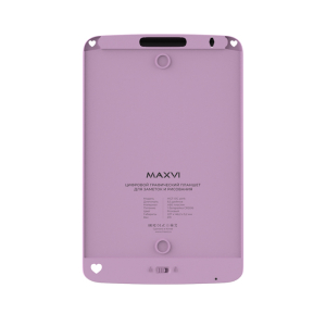Купить LCD планшет для заметок и рисования Maxvi MGT-01С pink